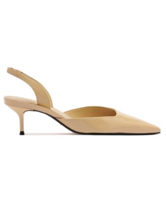 Women's Paola Mid Pointy Toe Slingback Pumps