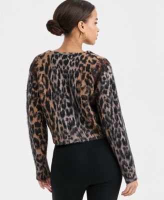 Women's Animal-Print Cardigan, Macy's Exclusive