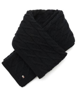 Men's Wide Cable Scarf