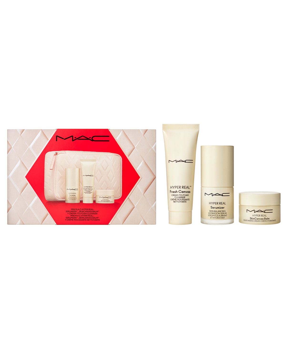 Mac 4-pc. Hyper Real Imagination Mini Skincare Gift Set In Transparent