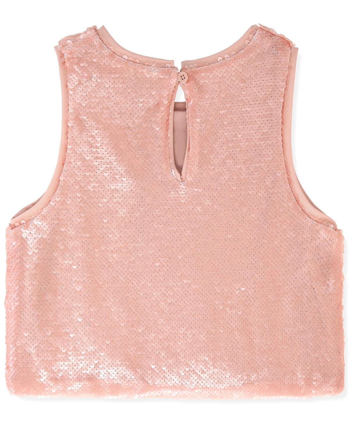 Habitual Kid S Girls 7-16 Sequin Pailette Sleeveless Tank Top In Pink
