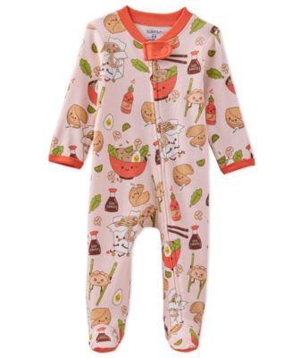 Baby Girls Scout 2-Way Zip Footed Sleep and Play Coveralls
