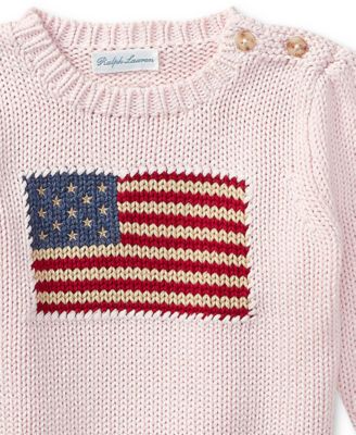 Baby Girls Flag Sweater