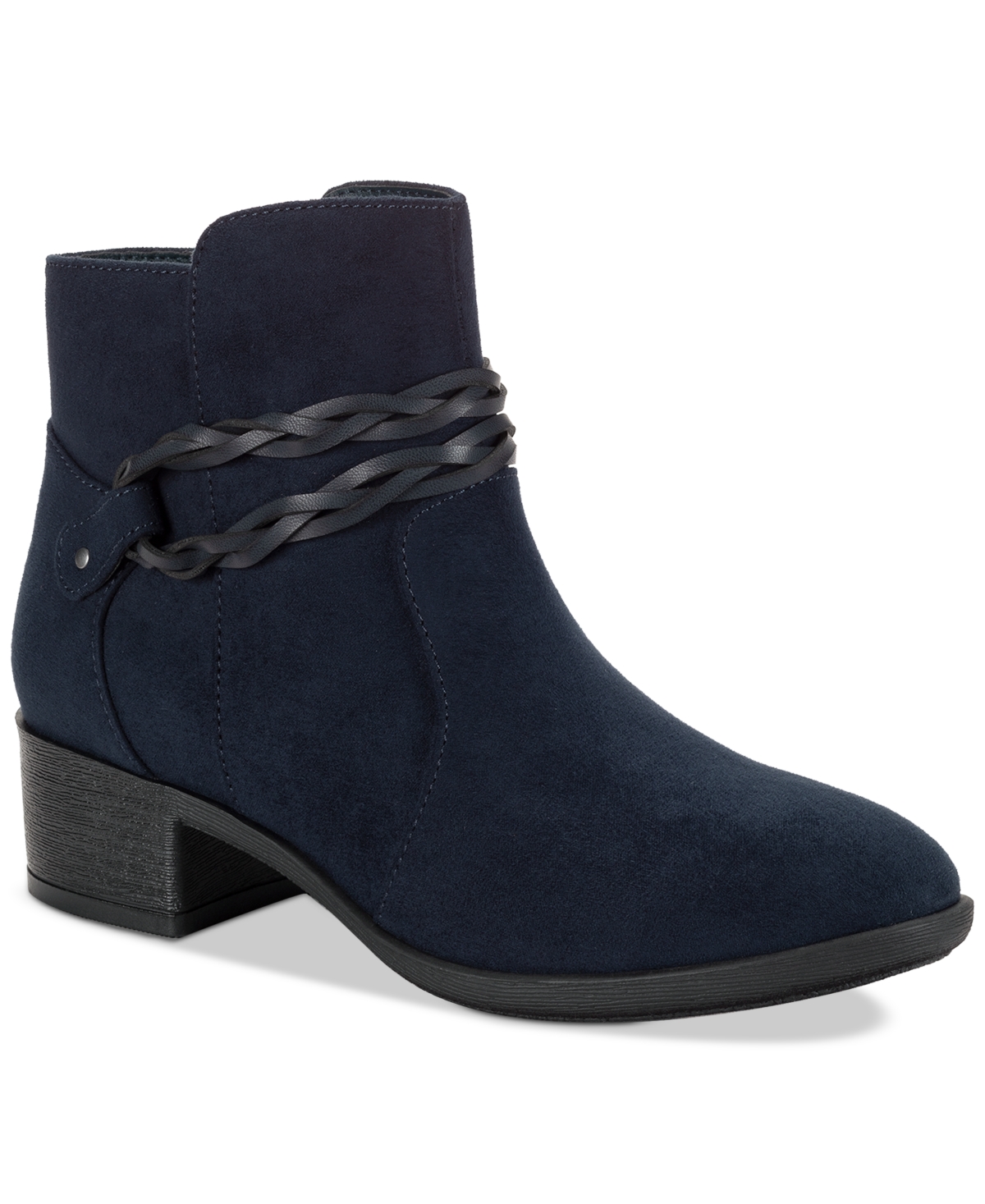 Style & Co Women's Rubyyy Belt Block Heel Booties, Macy's Exclusive In Multi