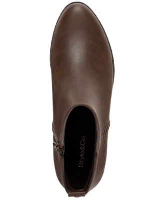 Women's Aidenn Block Heel Booties, Macy's Exclusive