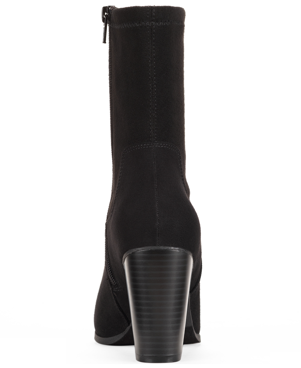 Style & Co Women's Anitaa Stretch Regular Calf Booties, Macy's Exclusive In Black