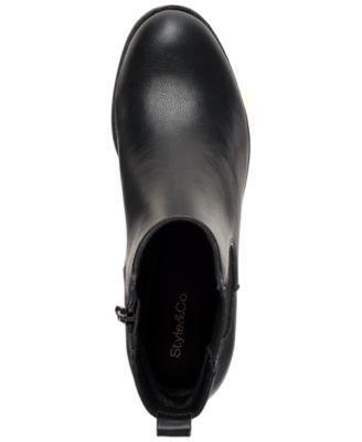 Women's Charlyy Gore Block Heel Booties, Macy's Exclusive