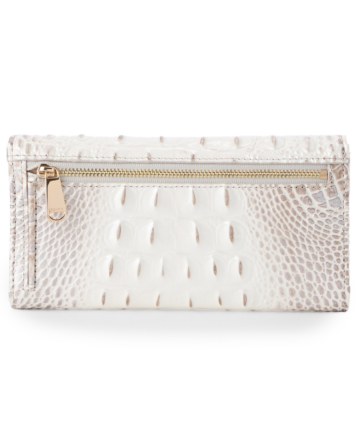 Brahmin Cordelia Minden Trifold Magnetic Snap Wallet In Brown
