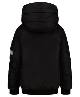 Girls' 7-16 Hooded Long-Sleeve Bomber Jacket