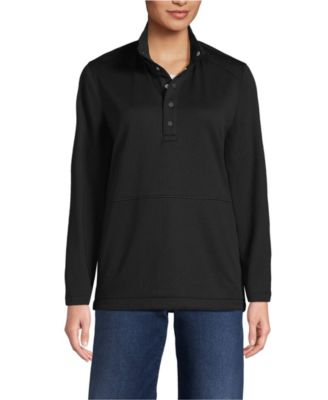 Men's Unisex Grid Tech Snapneck Pullover Shirt