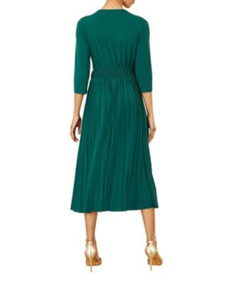 Jersey Knot Waist Midi Dress