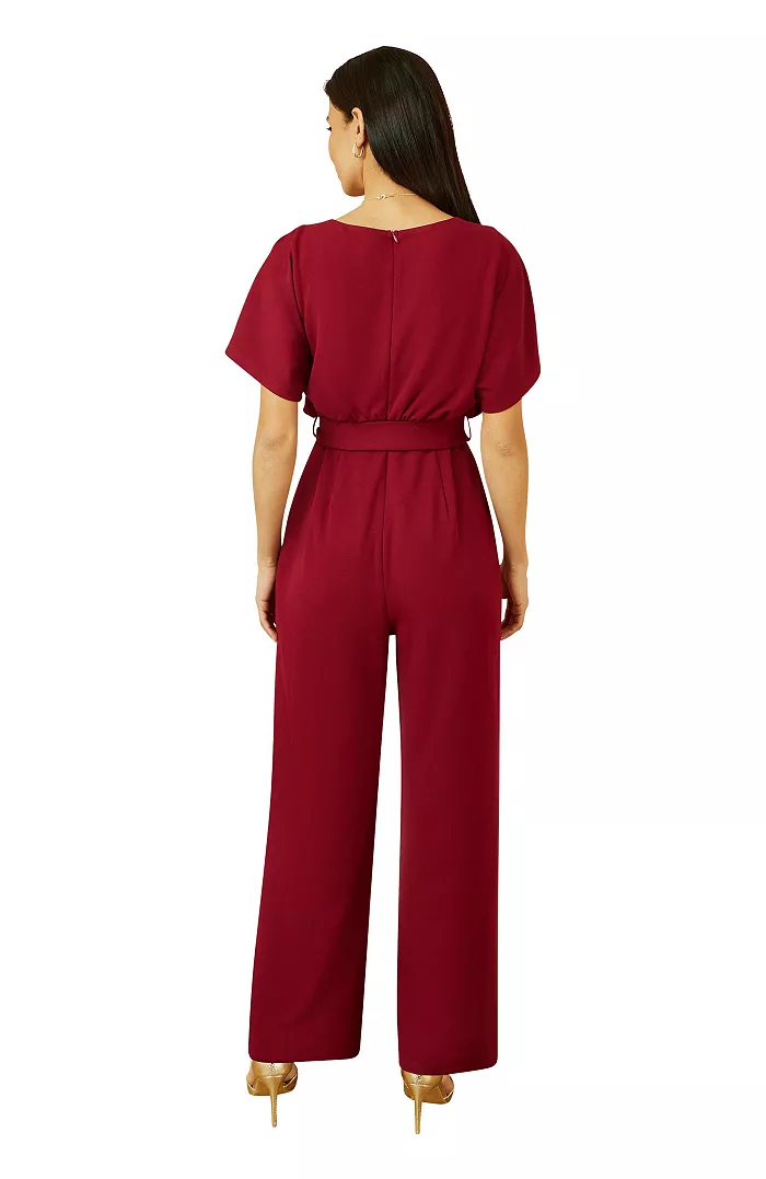 Women's Batwing Stretch Jumpsuit - thumbnail 3