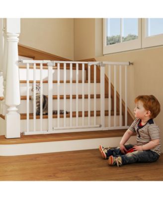 30"-50" Width Auto Close Baby Gates Adjustable Pet Gate for Dogs and Cats