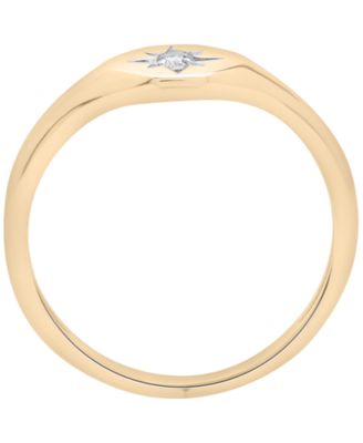 Diamond Accent North Star Ring in 10K Yellow Gold , Created for Macy's