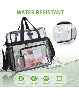 Clear Bag Stadium Approved, 12×6×12 Clear bag for Stadium Events, Women's Handbag for Sports Concert Festival Work