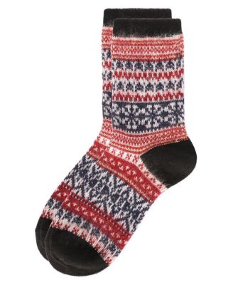 Women's Holiday Wonder Fairisle Soft-fit Crew Socks