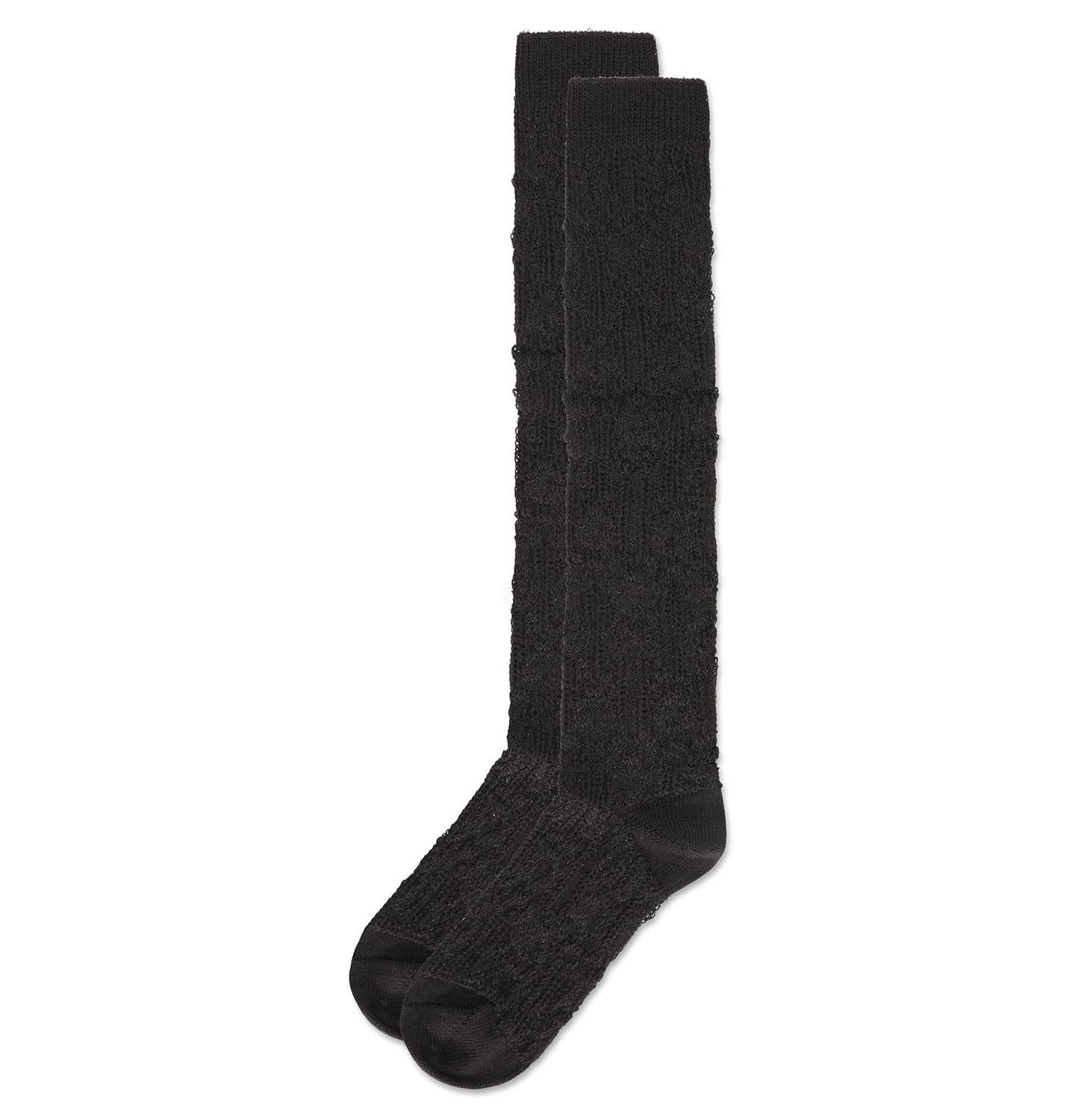 Носки Open, высокие — MeMoi, цвет: Чёрный — фото 3
