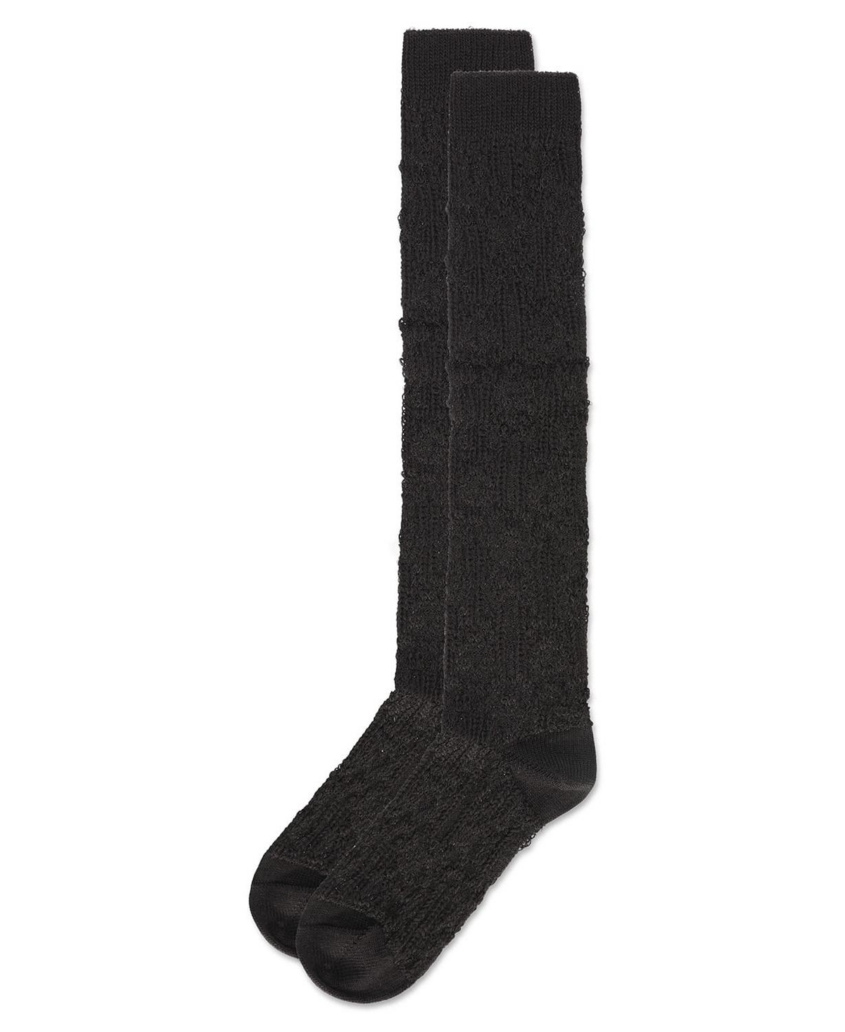 MeMoi Women's Net Flow Textured Open Knit Knee High Sock