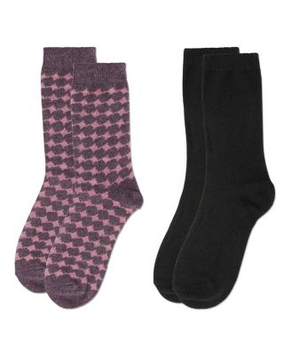 Women's 2 Pack Wool Waves Crew Socks