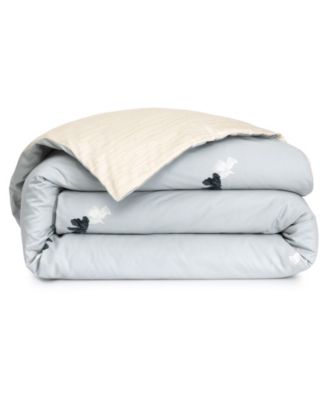 Moon Flowers Luminous Duvet Cover, Full/Queen