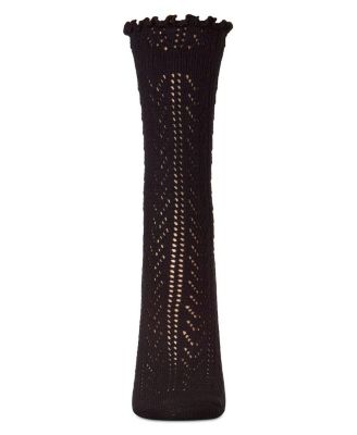 Women's Ruffle Pointelle Crew Socks