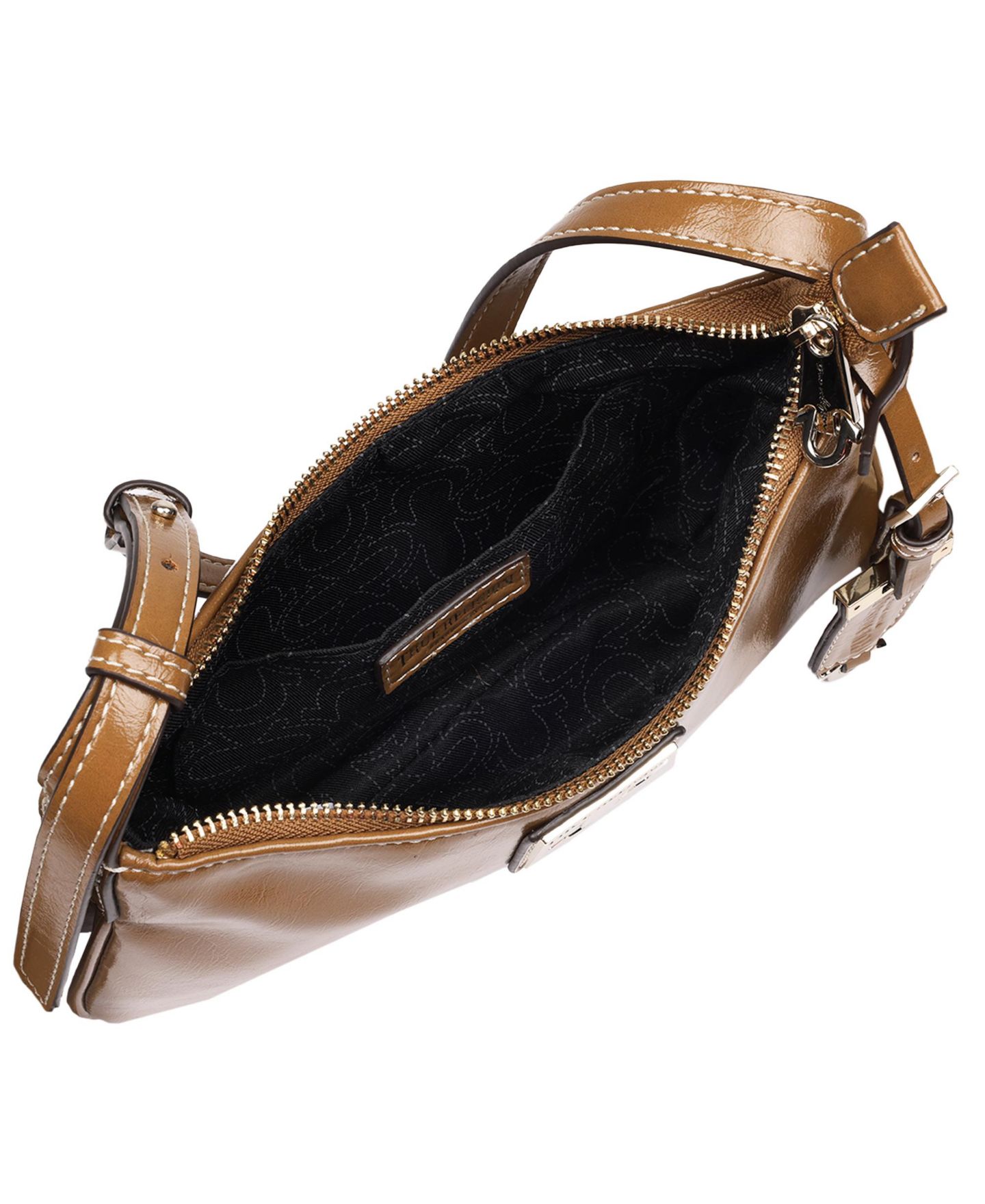 Женская сумка True Religion Crinkle Finish Shoulder, цвет: Верблюжий — фото 6