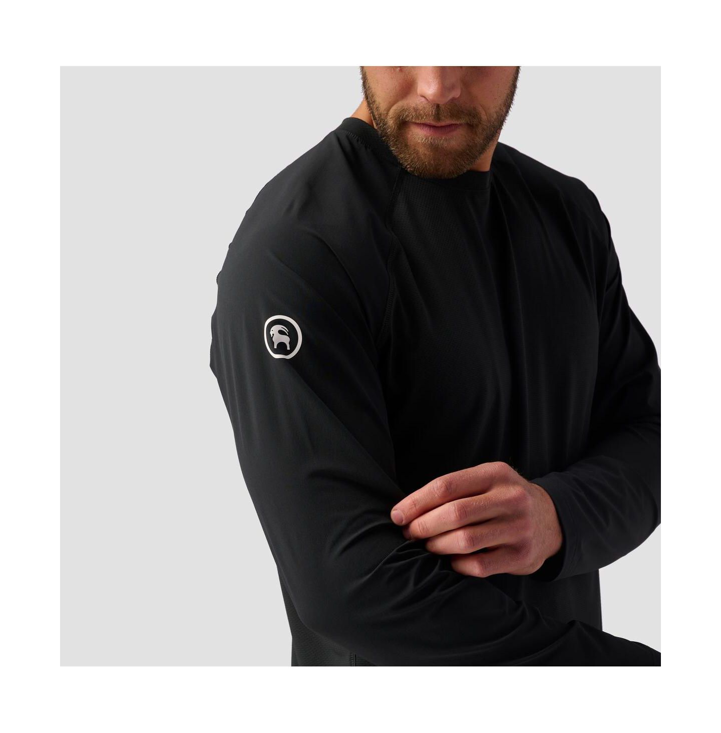 Backcountry Men's BGA Empire Long-Sleeve Jersey Mountain Bike Jerseys Long Sleeve, цвет: Чёрный — фото 4