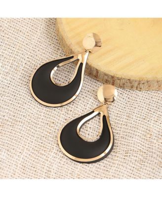 Women's Contrast Drop Earrings