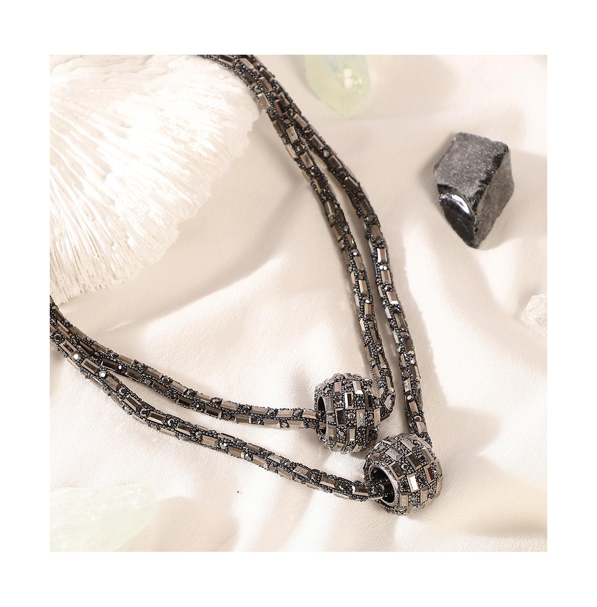 Sohi Women's The Mirror Multi-Layer Necklace