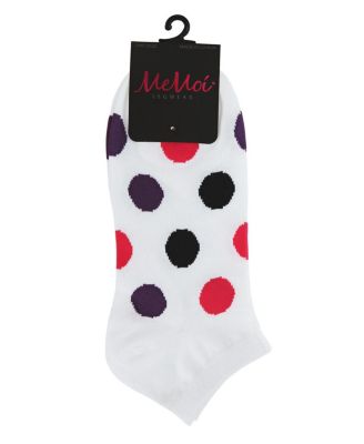 Women's Polka Dance Soft-Fit Cotton-Rich Low Cut Socks