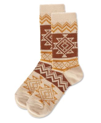 Women's Diamond Line Fashion Soft-Fit Crew Sock