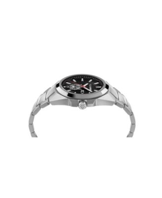 Men's Tigermaster 3 Hand Date Quartz Stainless Steel Bracelet Watch 47mm