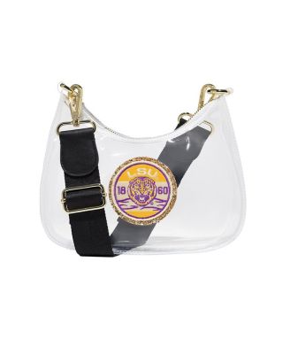 Stoney Clover Lane - LSU Tigers Clear Curved Crossbody