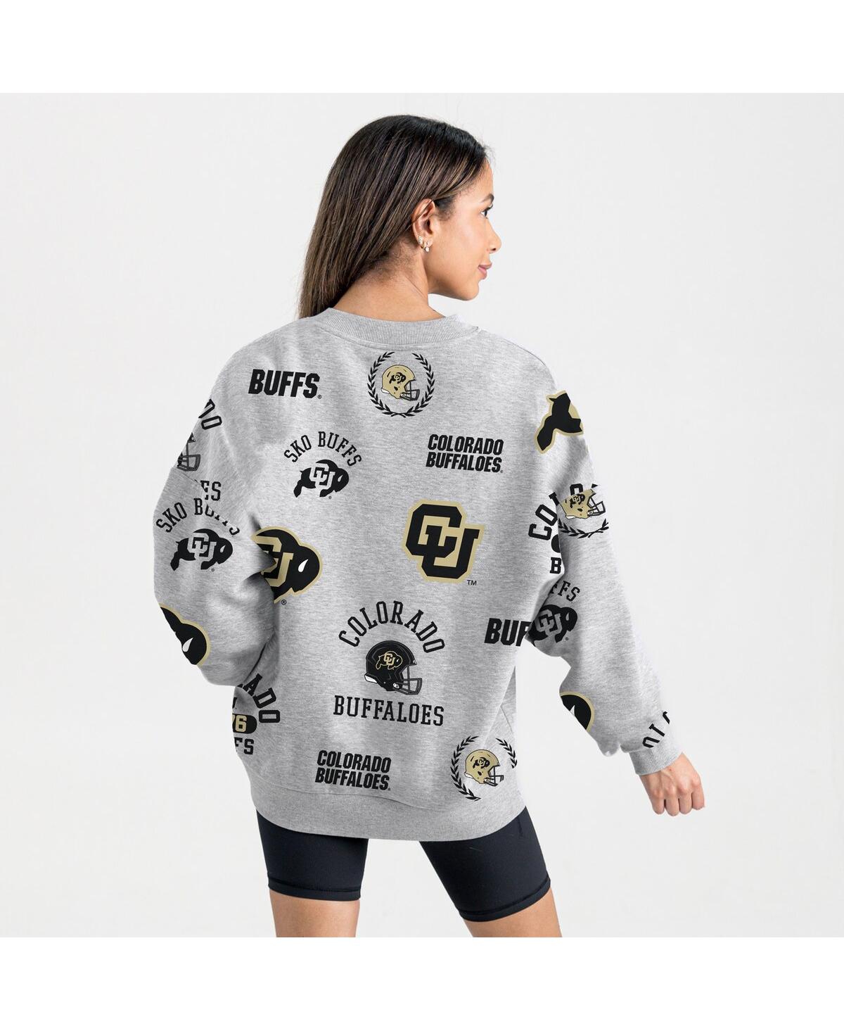 Gameday Couture Women's Gray Colorado Buffaloes Always On Repeat Fleece Sweatshirt In Gray