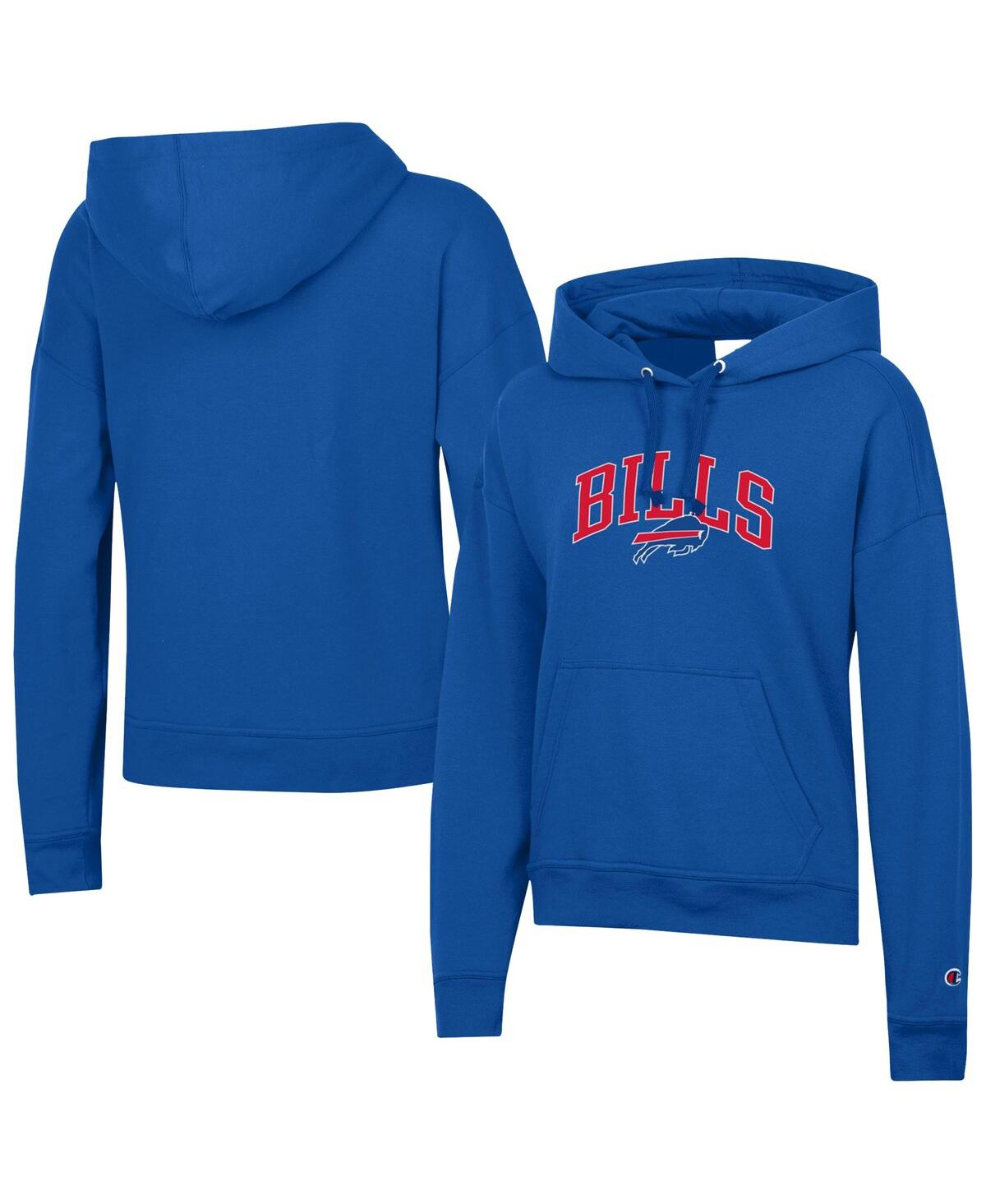 Champion Women's Royal Buffalo Bills Powerblend Hoodie In Blue