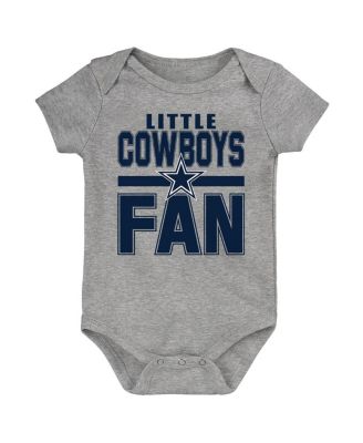 Newborn 3-Piece Dallas Cowboys Little Tike Bodysuit Set
