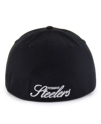Men's Black Pittsburgh Steelers Foundational Franchise Fitted Hat