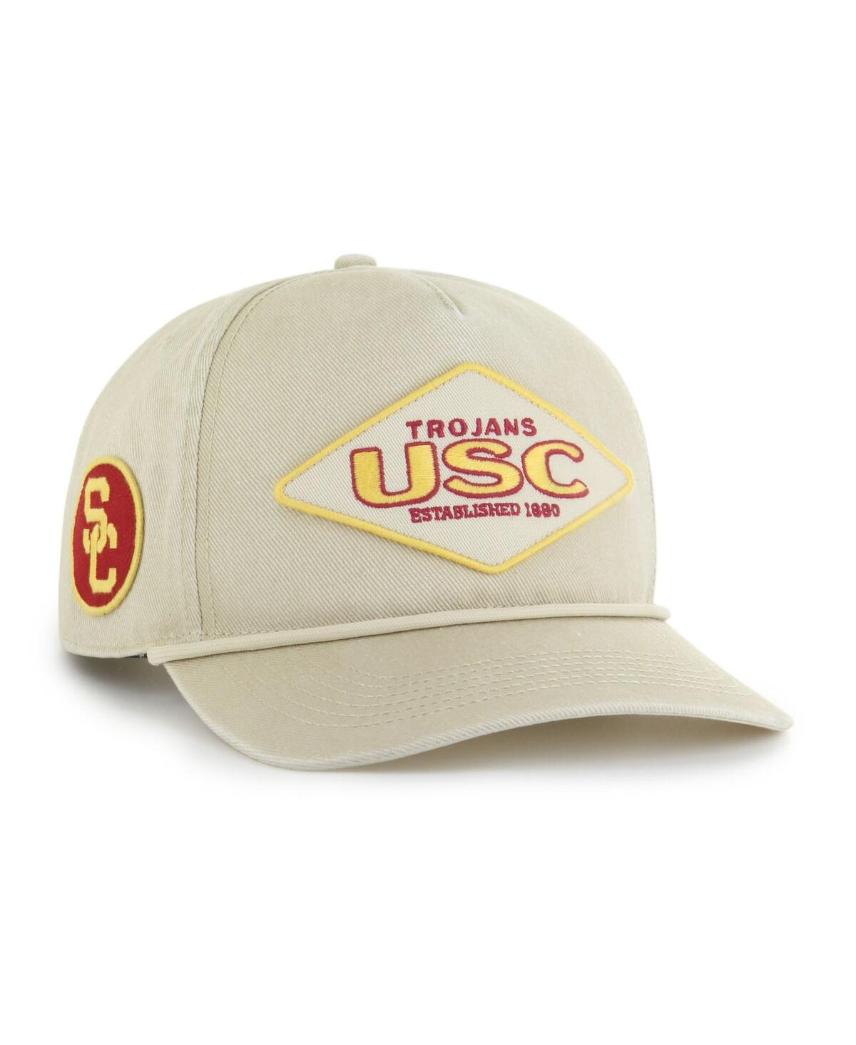 47 Brand Men's And Women's Cream Usc Trojans Outdoorsmen Cairn Hitch Adjustable Hat In White