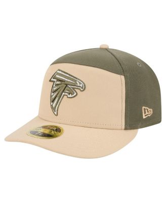 New Era - Men's Light Beige/Olive Atlanta Falcons Color Pack Split Panel 59FIFTY Fitted Hat