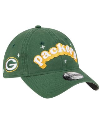 New Era - Big Girls Green Green Bay Packers Cheer 9TWENTY Adjustable Hat