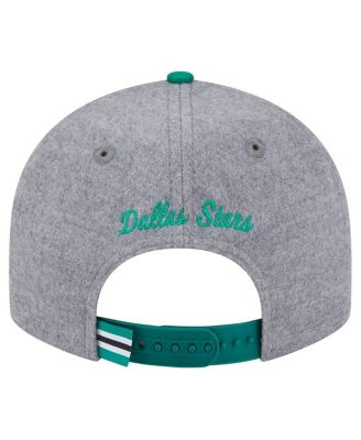 Men's Kelly Green/Green Dallas Stars Wool Pin Low Profile 9FIFTY Snapback Hat
