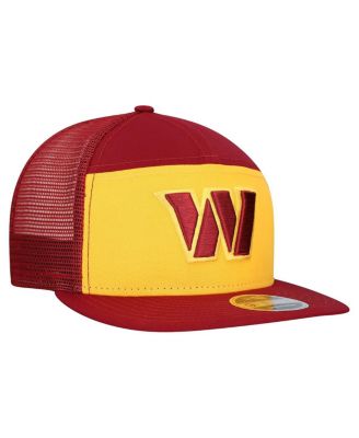 Men's Gold/Burgundy Washington Commanders Outdoor Split Panel 9FIFTY Snapback Hat