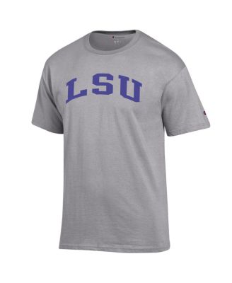 Men's Heather Gray LSU Tigers Basic Arch T-Shirt