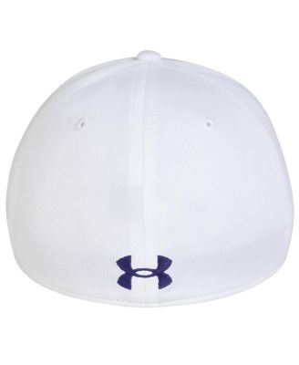 Men's White Northwestern Wildcats Sideline Blitzing Accent Flex Hat