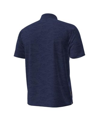 Men's Navy Notre Dame Fighting Irish Drive Camo Jacquard Polo Shirt