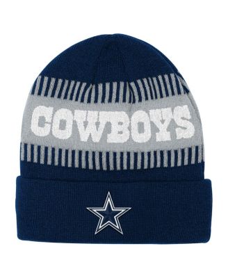 Outerstuff - Big Boys and Girls Navy Dallas Cowboys Bright Lights Cuffed Knit Hat