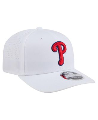 Men's White Philadelphia Phillies COOLERA 9SEVENTY Adjustable Hat
