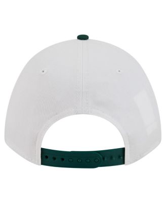 Men's White/Green South Florida Bulls Arch Two-Tone Rope 9FORTY A-Frame M-Crown Adjustable Hat