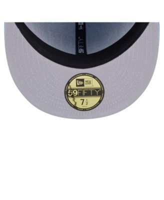 Men's Powder Blue Los Angeles Chargers Oversized 59FIFTY Fitted Hat