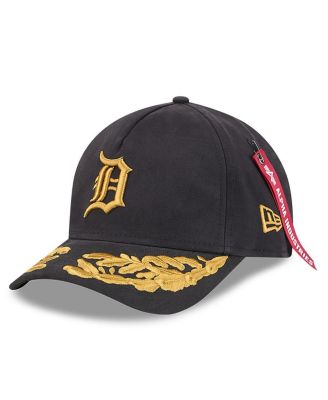 New Era - Men's Black Detroit Tigers A-Frame 9FORTY Adjustable Hat